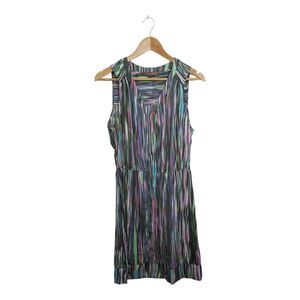 Fynn and Rose Women's Size 6 Dress Sleeveless Watercolors Summer Spring